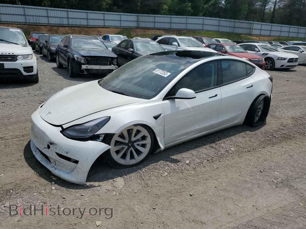 Photo 5YJ3E1EA0NF337136 - TESLA MODEL 3 2022