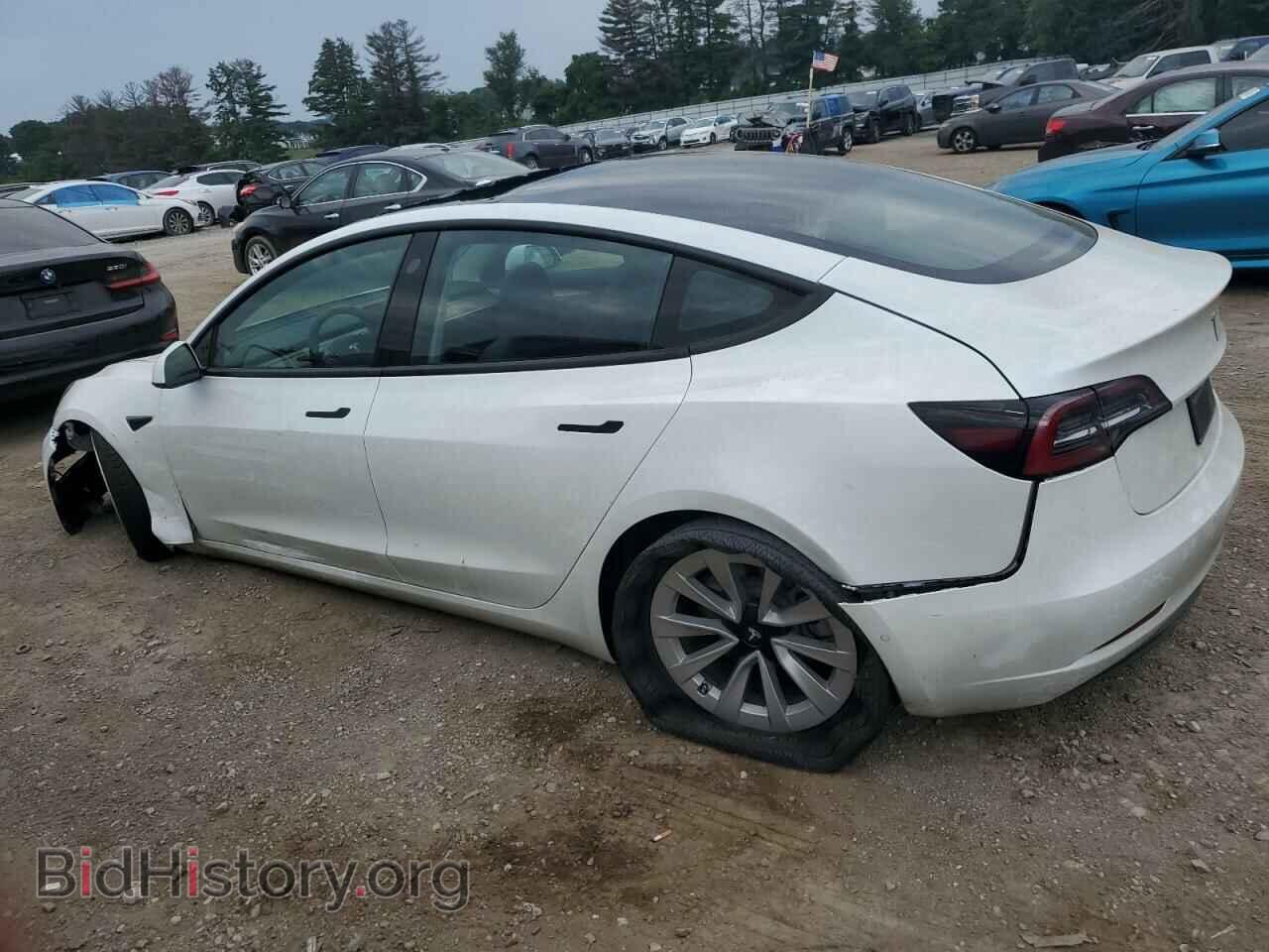2022 TESLA MODEL 3 - VIN: 5YJ3E1EA0NF337136 - Фото 2