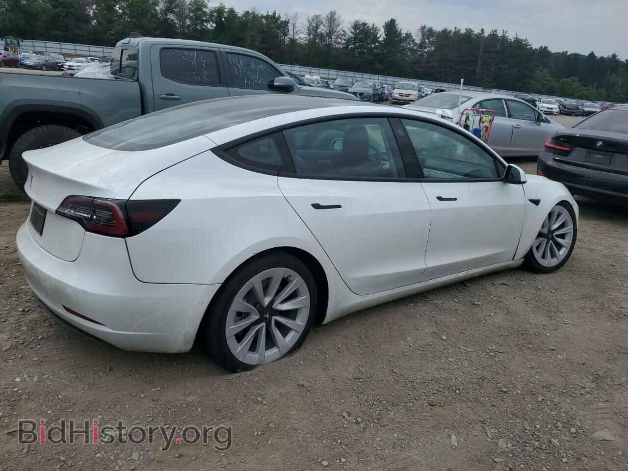 2022 TESLA MODEL 3 - VIN: 5YJ3E1EA0NF337136 - Фото 3