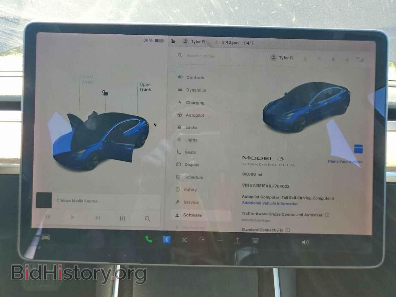 2020 TESLA MODEL 3 - VIN: 5YJ3E1EA1LF764032 - Photo 9