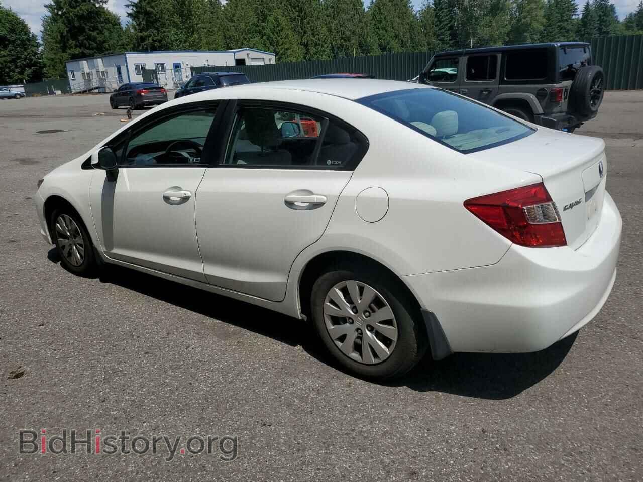 2012 HONDA CIVIC - VIN: 2HGFB2F55CH601554 - Фото 2
