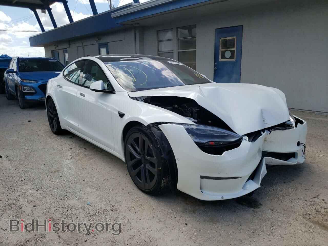 Photo 5YJSA1E67NF460760 - TESLA MODEL S 2022