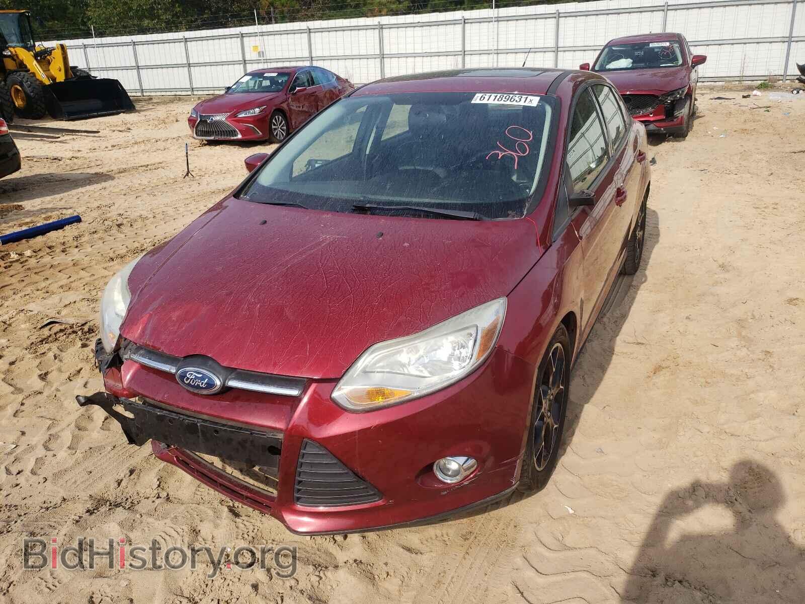 2014 FORD FOCUS - VIN: 1FADP3F2XEL268413 - Фото 2
