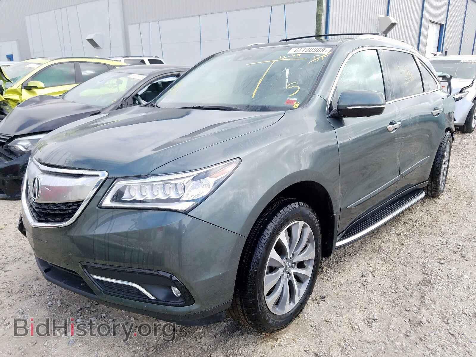 2015 ACURA MDX - VIN: 5FRYD4H46FB026567 - Фото 2