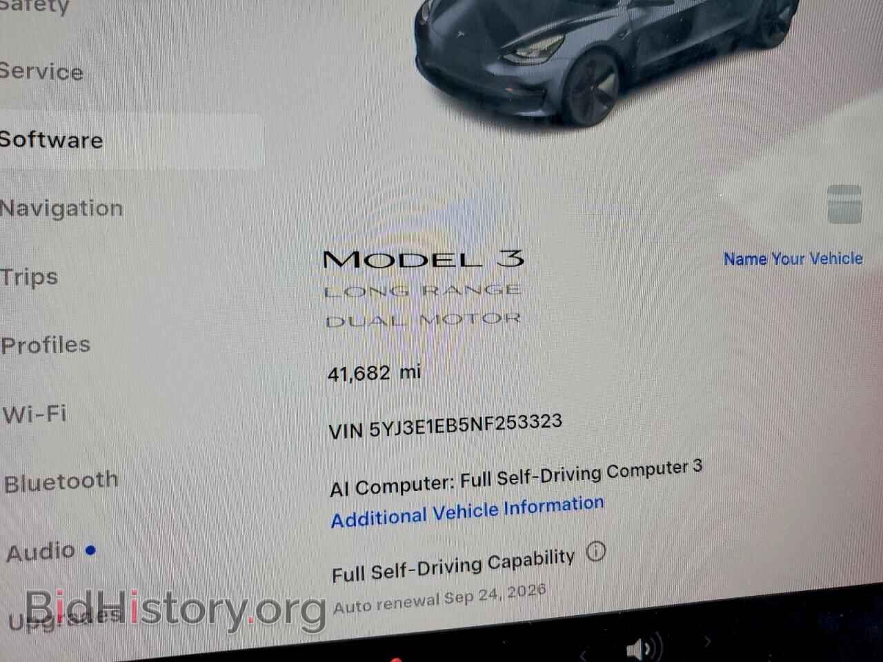 2022 TESLA MODEL 3 - VIN: 5YJ3E1EB5NF253323 - Photo 9