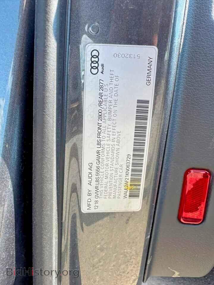 2019 AUDI A6 - VIN: WAUL2AF21KN063729 - Photo 10
