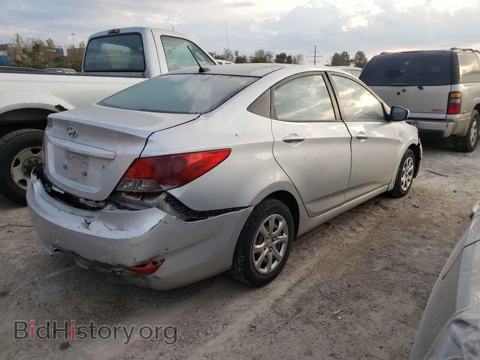 2013 HYUNDAI ACCENT - VIN: KMHCT4AEXDU452232 - Фото 4
