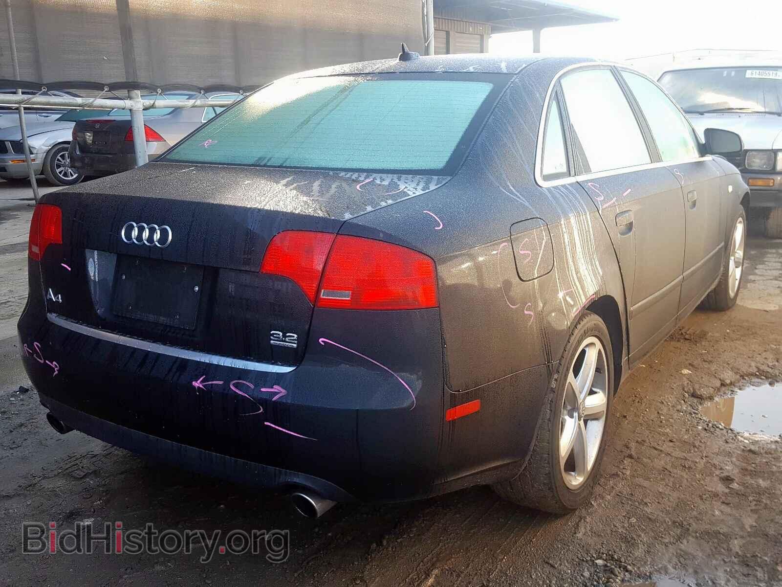 2007 AUDI A4 - VIN: WAUDH78E67A179262 - Фото 4