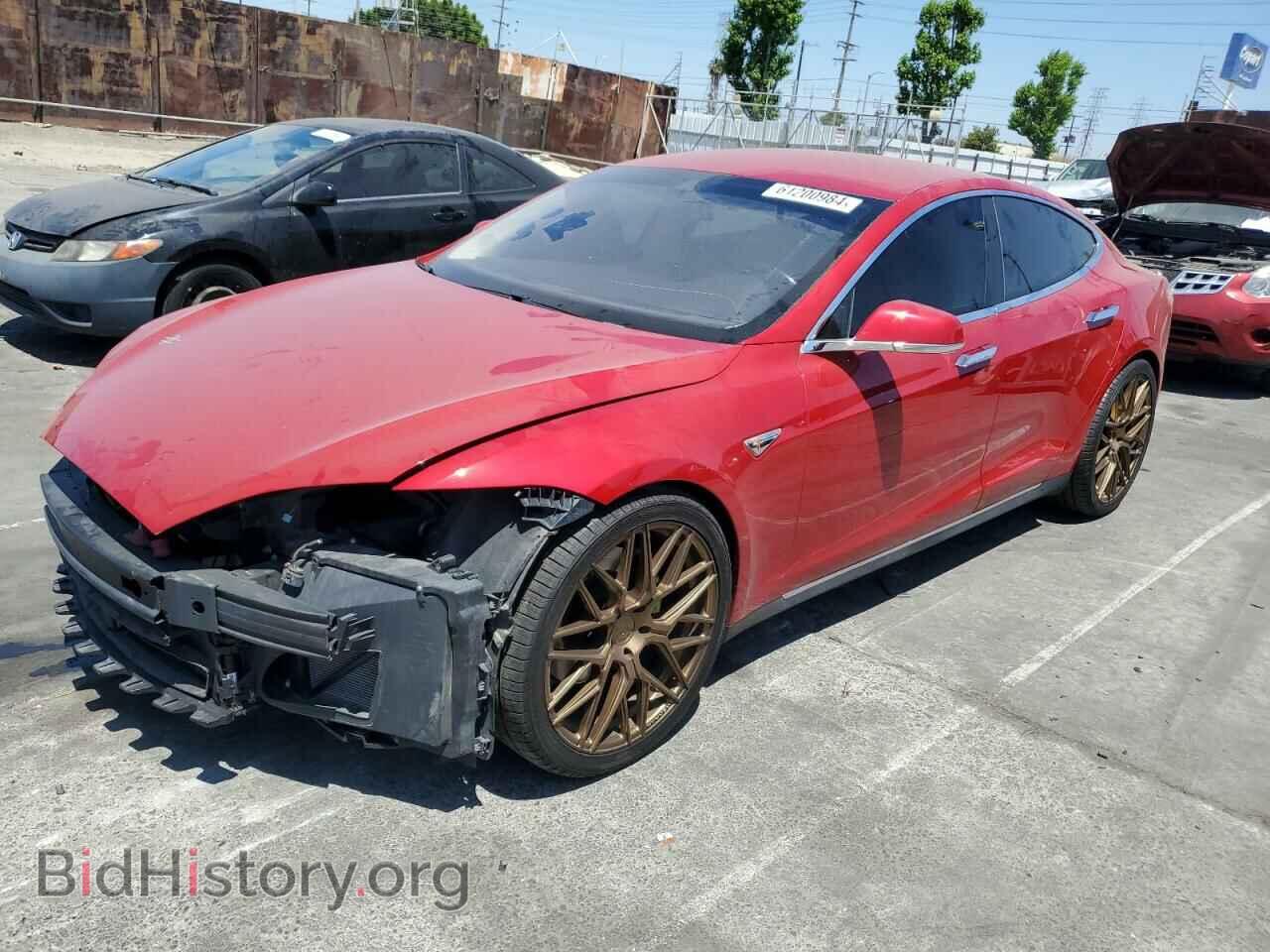 Photo 5YJSA1S28FF090101 - TESLA MODEL S 2015