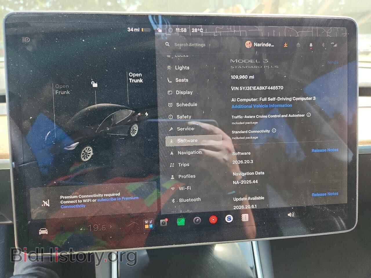 2019 TESLA MODEL 3 - VIN: 5YJ3E1EA8KF446570 - Photo 9
