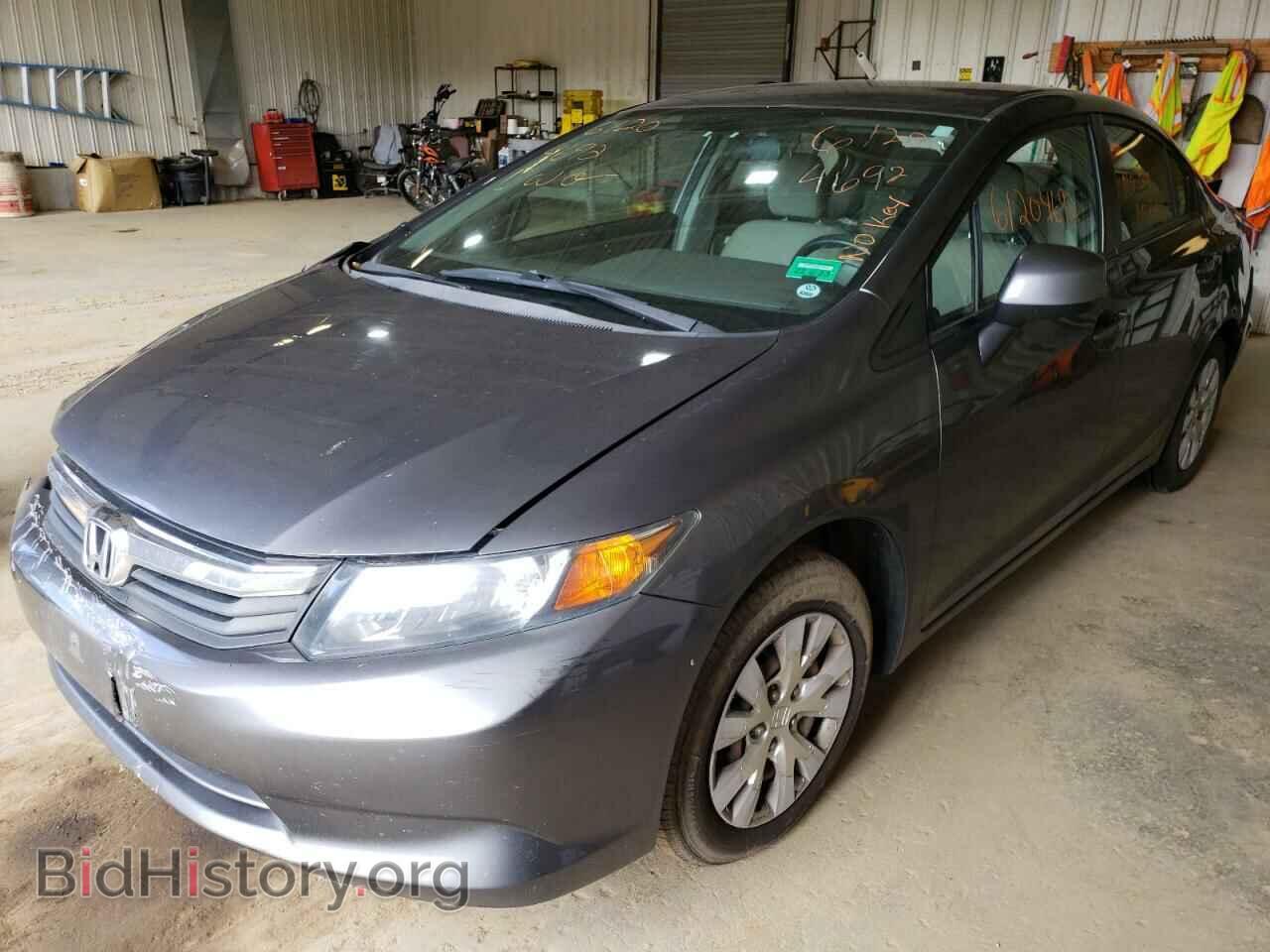 2012 HONDA CIVIC - VIN: 2HGFB2F58CH332191 - Фото 2