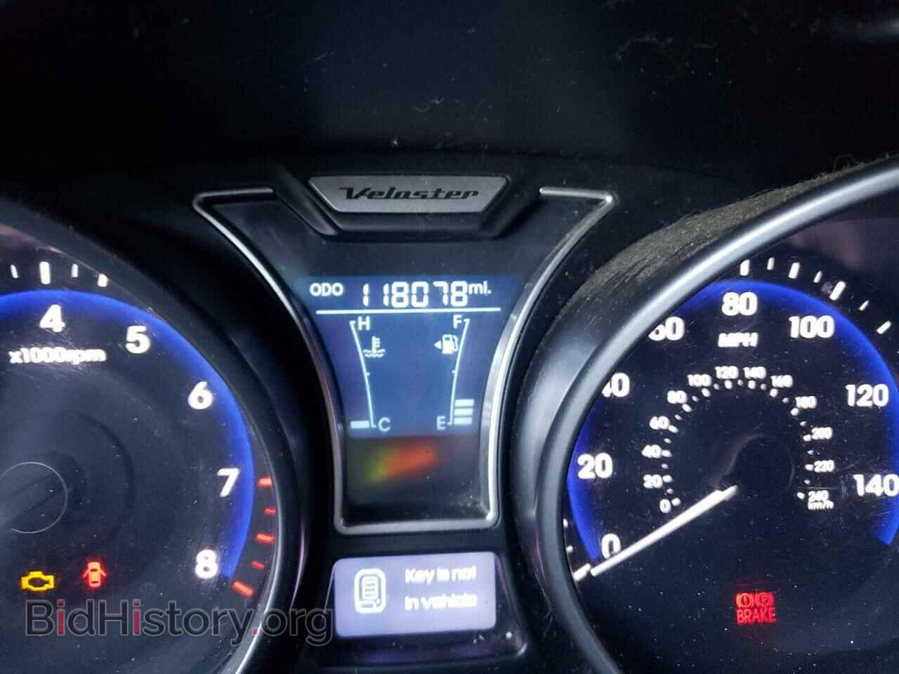 2014 HYUNDAI VELOSTER - VIN: KMHTC6AE3EU197730 - Фото 8