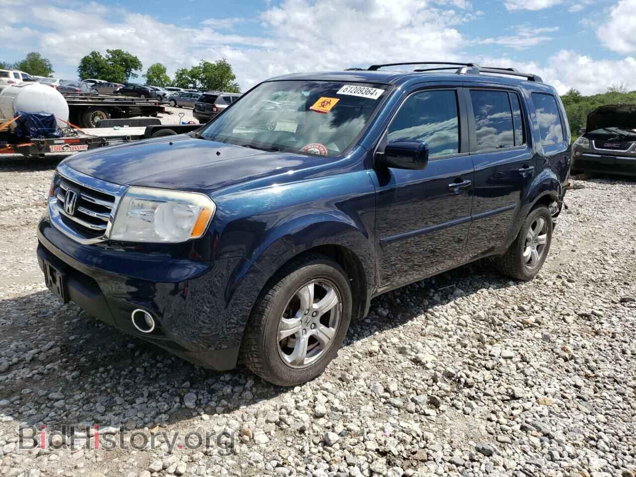 Photo 5FNYF4H63CB051855 - HONDA PILOT 2012