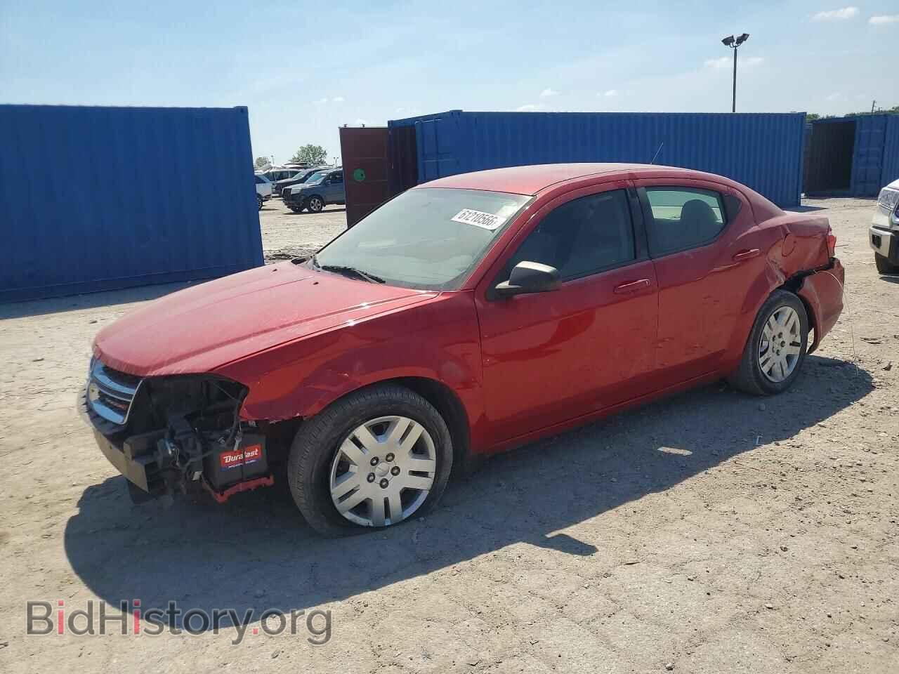 Фотография 1C3CDZAG0CN322053 - DODGE AVENGER 2012