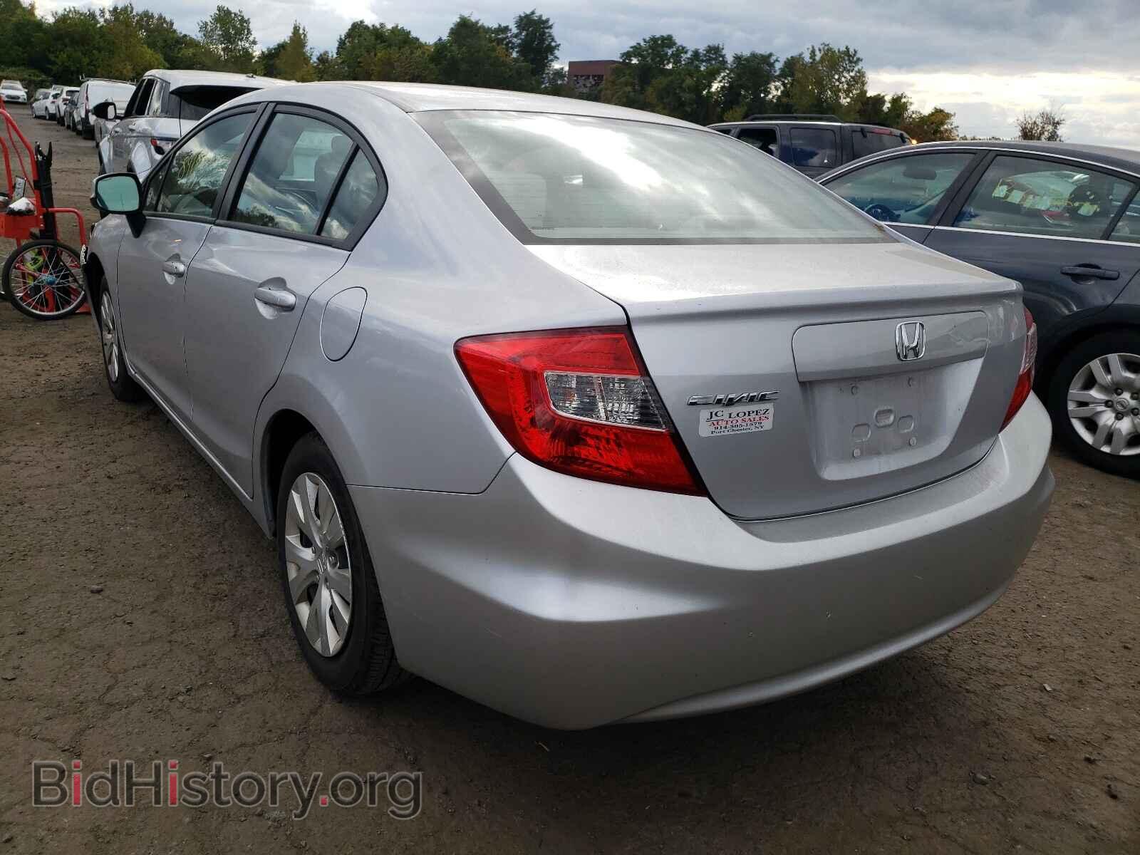 2012 HONDA CIVIC - VIN: 2HGFB2F54CH606762 - Фото 3