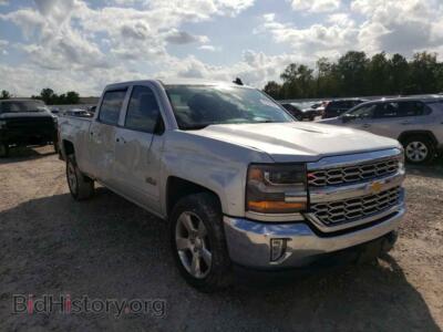 2018 Chevrolet SILVERADO, серебристый — VIN 3GCPCREC0JG486822, Copart