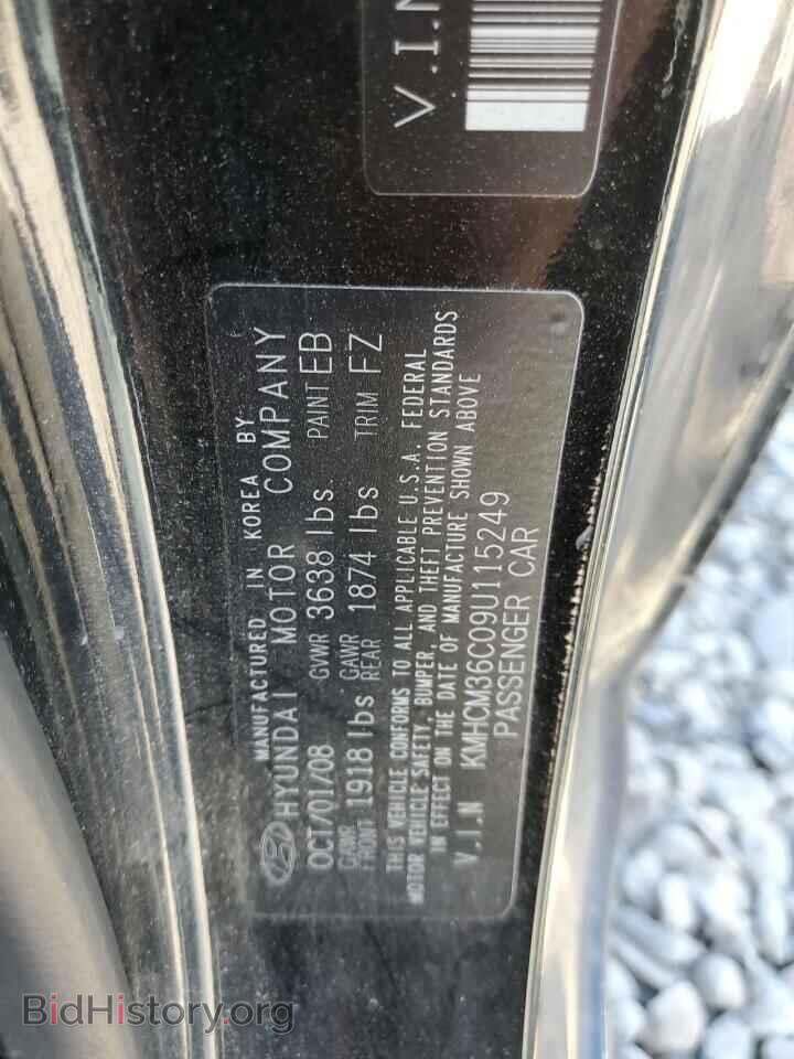 2009 HYUNDAI ACCENT - VIN: KMHCM36C09U115249 - Фото 10