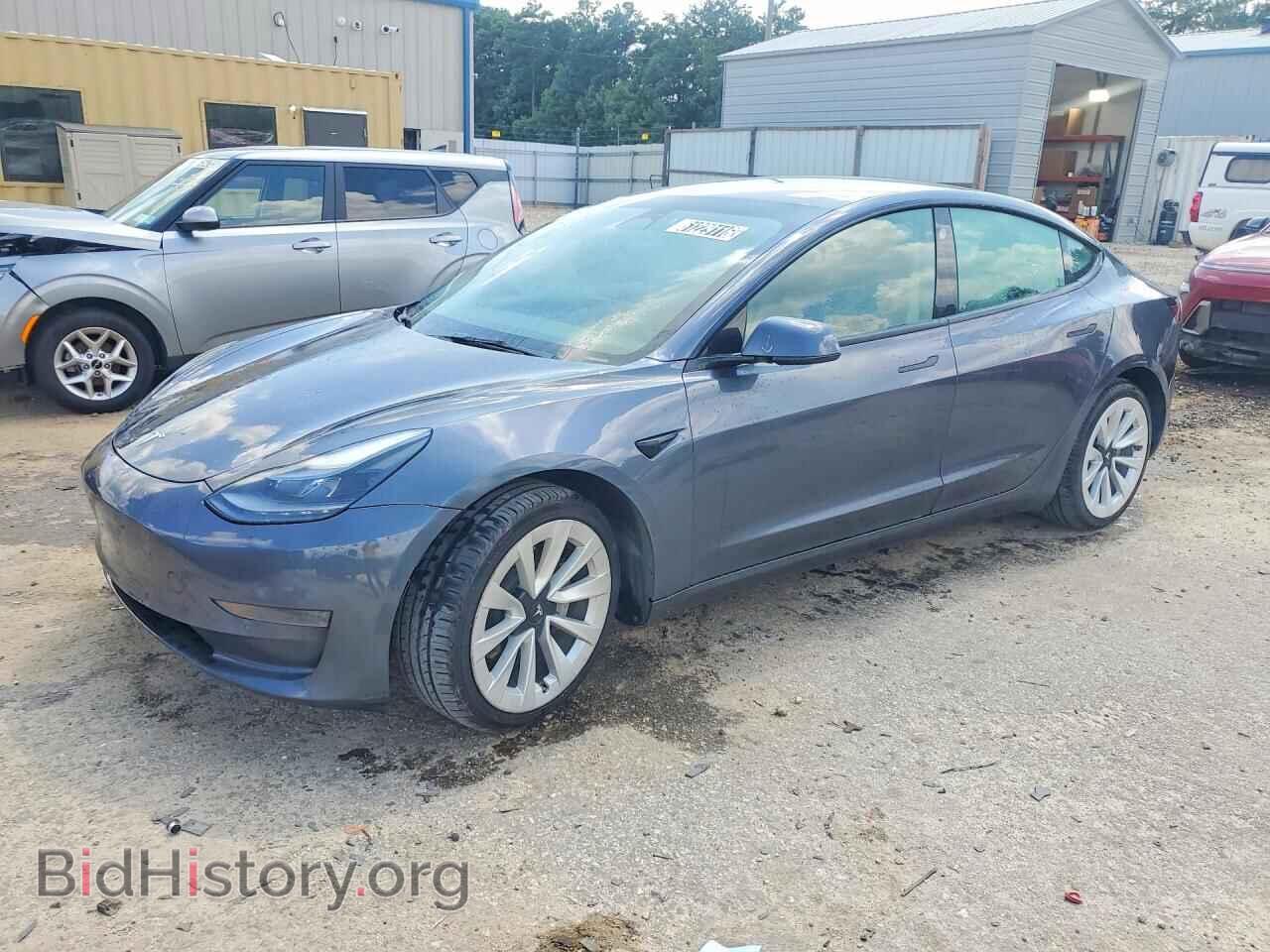 Photo 5YJ3E1EA5NF291075 - TESLA MODEL 3 2022
