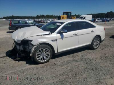 2014 Ford TAURUS Limited, white — VIN 1FAHP2F88EG176709, Copart