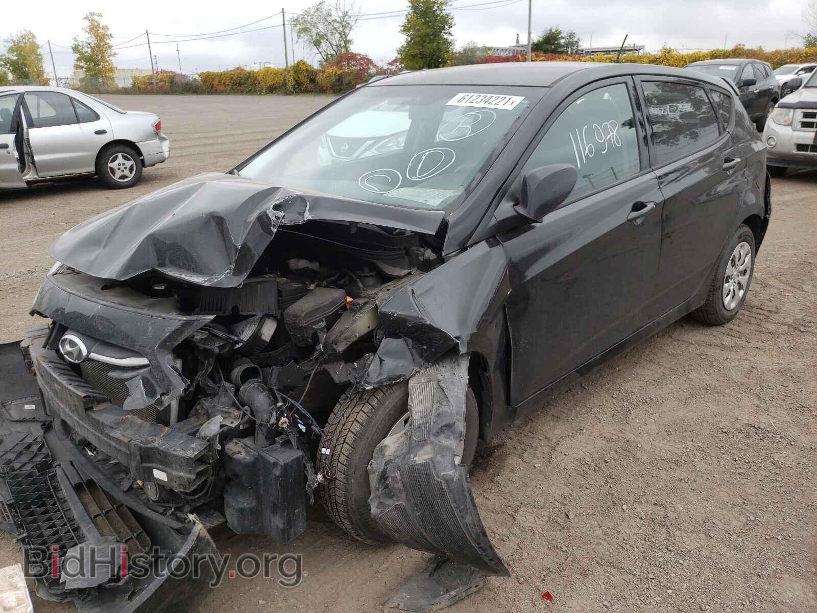 2016 HYUNDAI ACCENT - VIN: KMHCT5AE3GU261262 - Фото 2