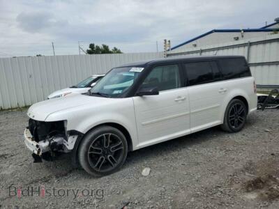2013 Ford FLEX SEL, white — VIN 2FMGK5C8XDBD30123, Copart