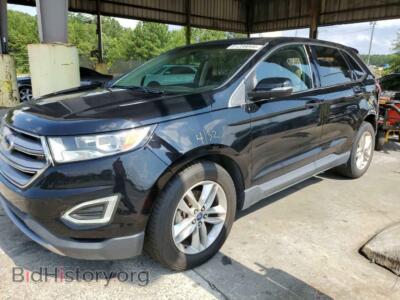 2016 Ford EDGE SEL, black — VIN 2FMPK3J91GBC04107, Copart