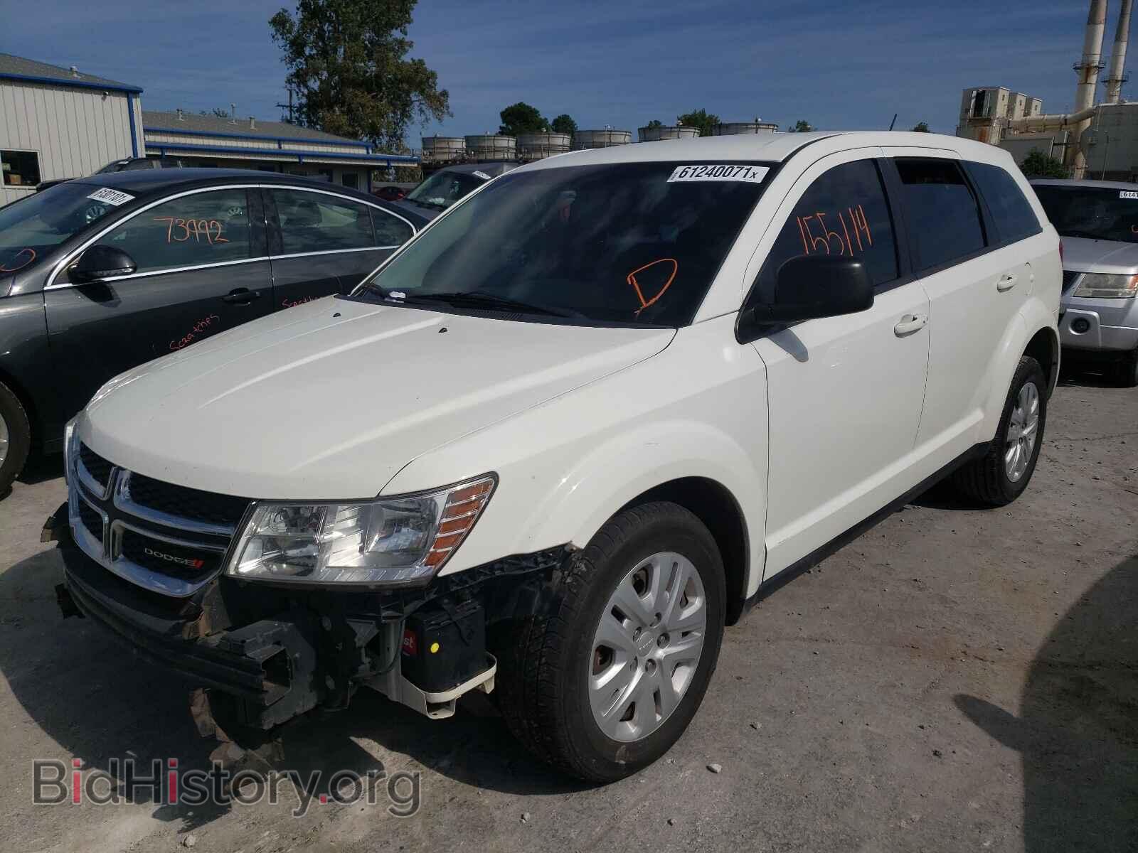 2014 DODGE JOURNEY - VIN: 3C4PDCAB0ET311233 - Фото 2