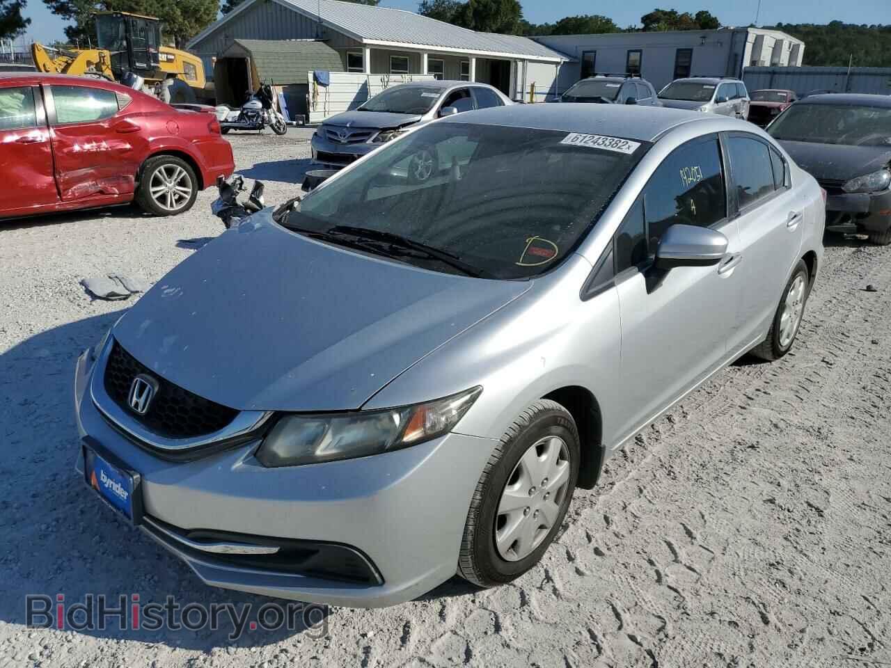 2014 HONDA CIVIC - VIN: 2HGFB2F53EH525495 - Фото 2