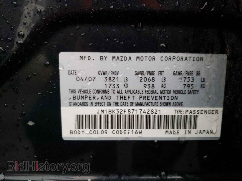 2007 Mazda 3 (VIN JM1BK32F871742821) — photo 10 of 10