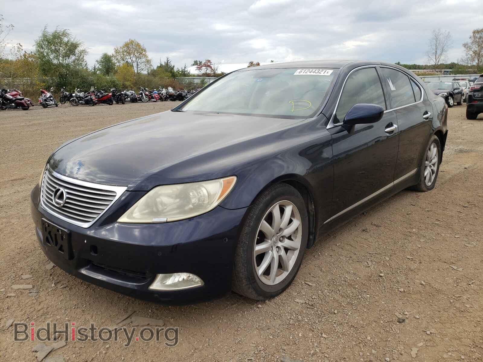 2007 LEXUS LS460 - VIN: JTHBL46F875045508 - Фото 2