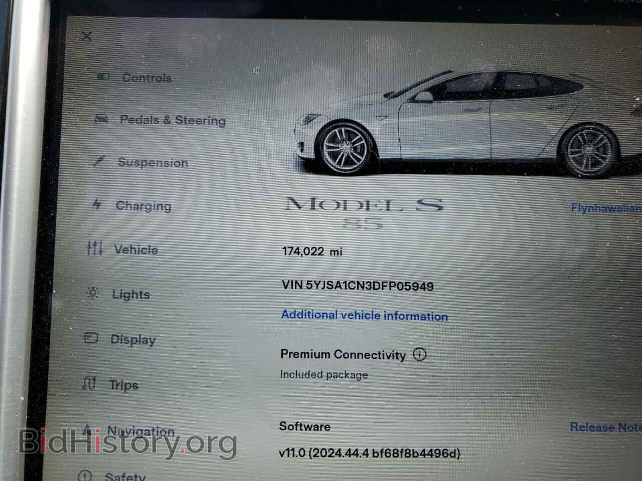 2013 TESLA MODEL S - VIN: 5YJSA1CN3DFP05949 - Photo 9