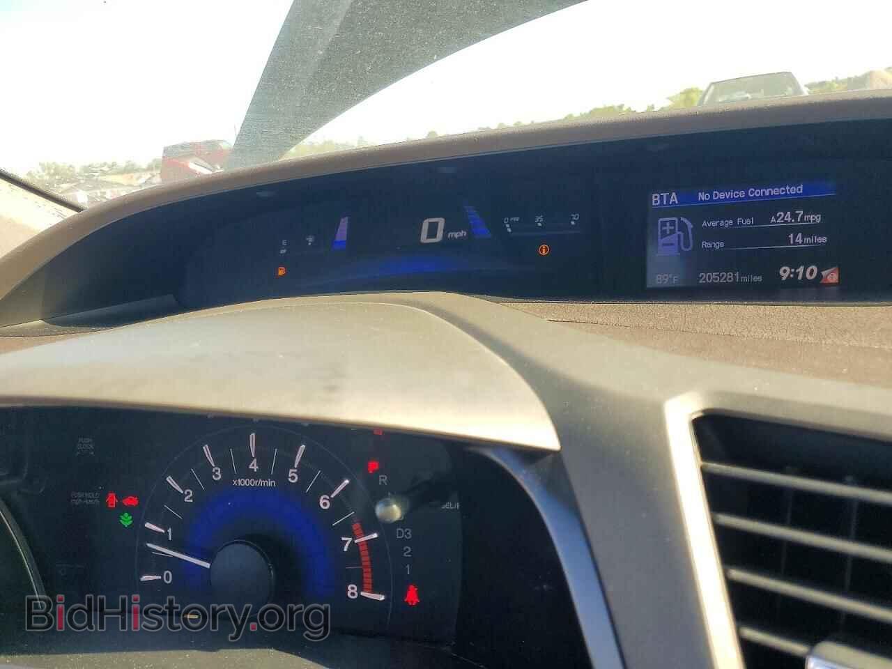 2012 HONDA CIVIC - VIN: 19XFB2F89CE306591 - Photo 9