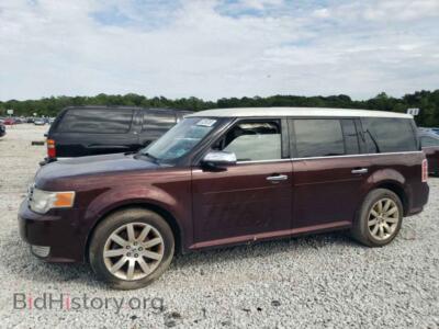 2010 Ford FLEX Flex Limit, темно-бордовый — VIN 2FMGK5DC0ABA77344, Copart