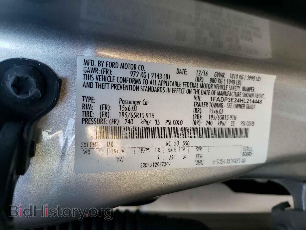 2017 FORD FOCUS - VIN: 1FADP3E24HL214448 - Photo 10