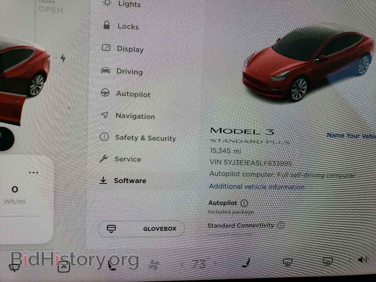 2020 TESLA MODEL 3 - VIN: 5YJ3E1EA5LF633895 - Фото 9