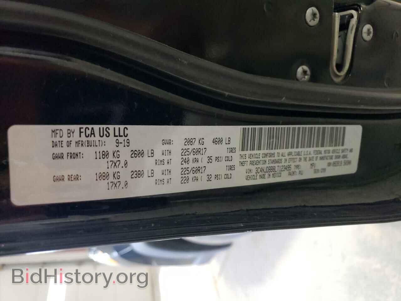 2020 JEEP COMPASS - VIN: 3C4NJDBB8LT123495 - Фото 13