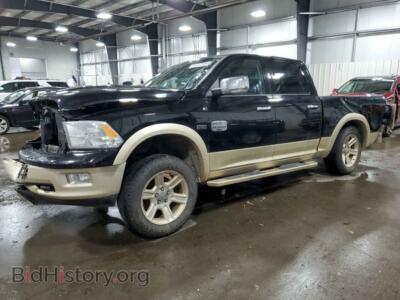 2012 Dodge RAM 1500 Longhorn, черный — VIN 1C6RD7PT5CS146723, Copart