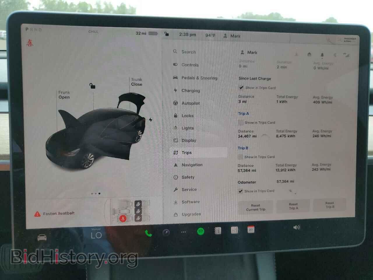 2022 TESLA MODEL 3 - VIN: 5YJ3E1EA9NF186765 - Фото 9