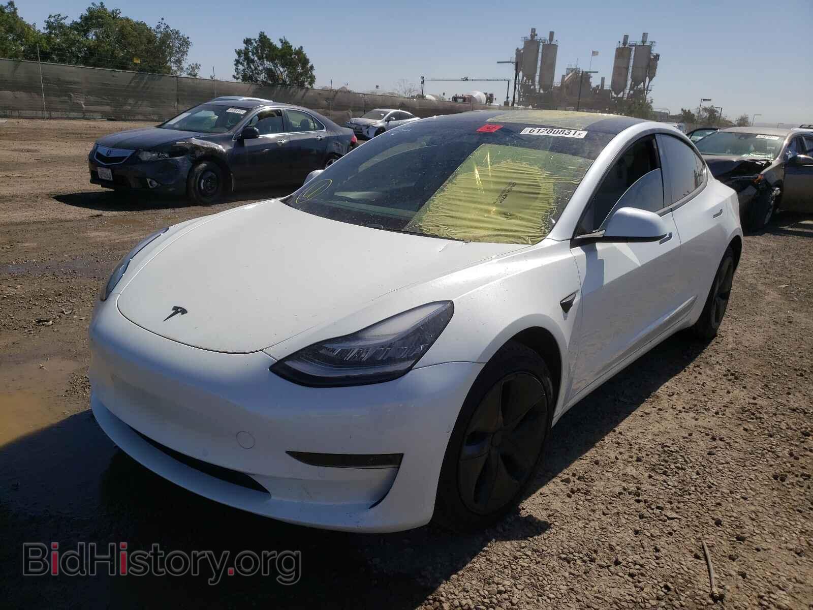 2020 TESLA MODEL 3 - VIN: 5YJ3E1EA2LF805123 - Фото 2