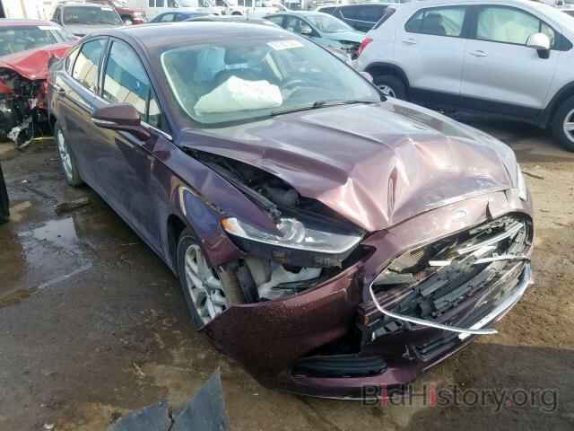 Photo 3FA6P0HR3DR341476 - FORD FUSION SE 2013