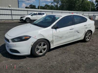 2016 Dodge DART SXT, white — VIN 1C3CDFBB3GD689719, Copart