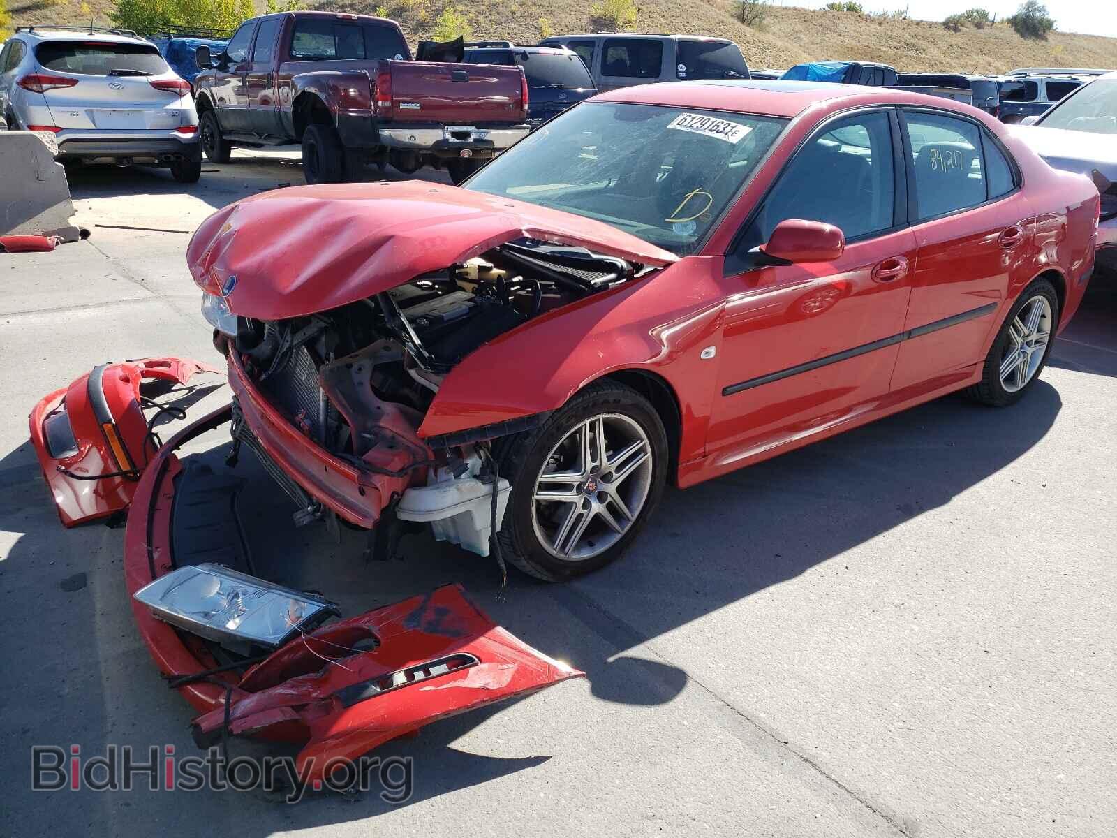 2007 SAAB 9 3 - VIN: YS3FD49Y571017579 - Фото 2