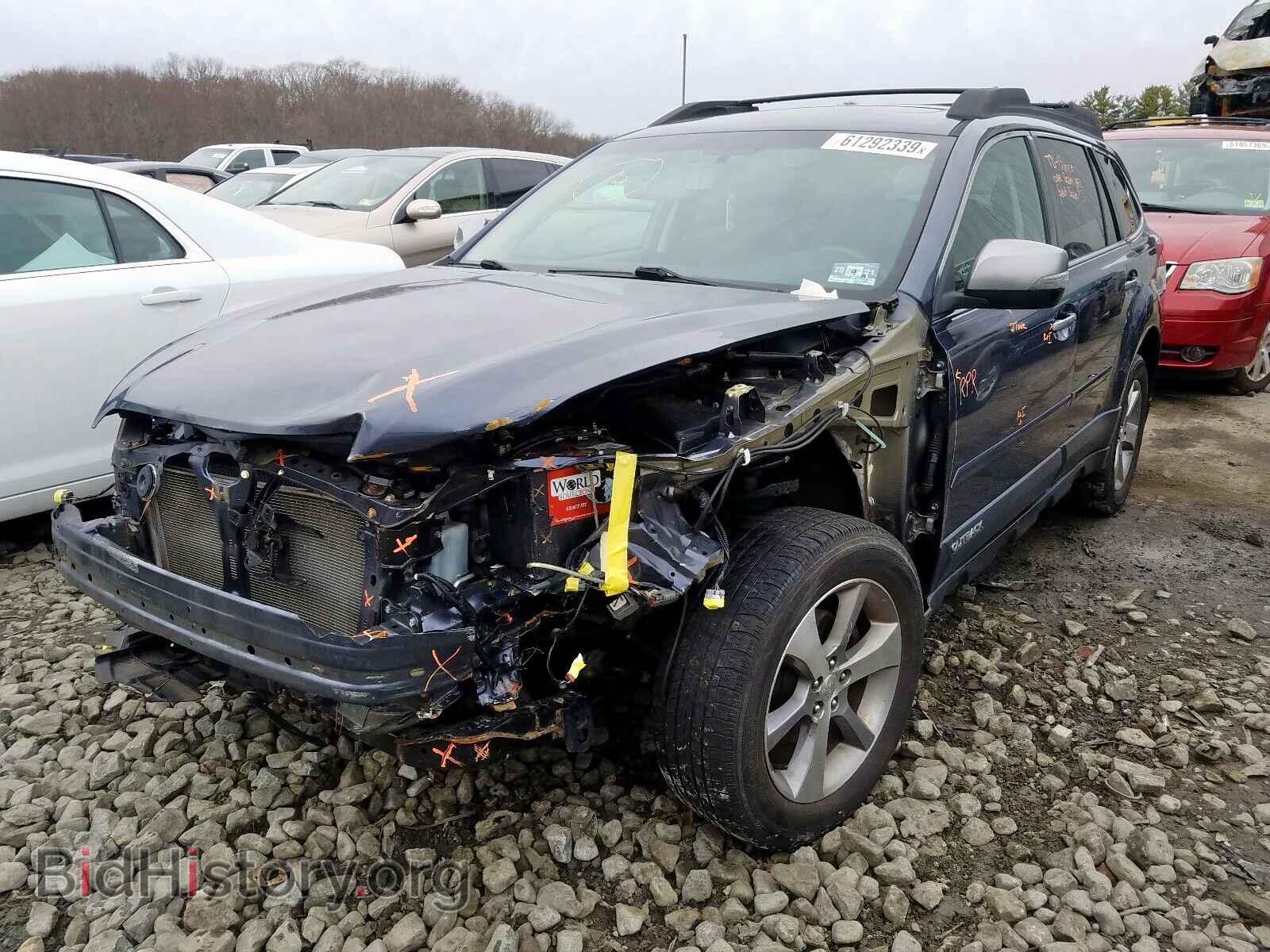 2014 SUBARU OUTBACK - VIN: 4S4BRBPC0E3292342 - Фото 2