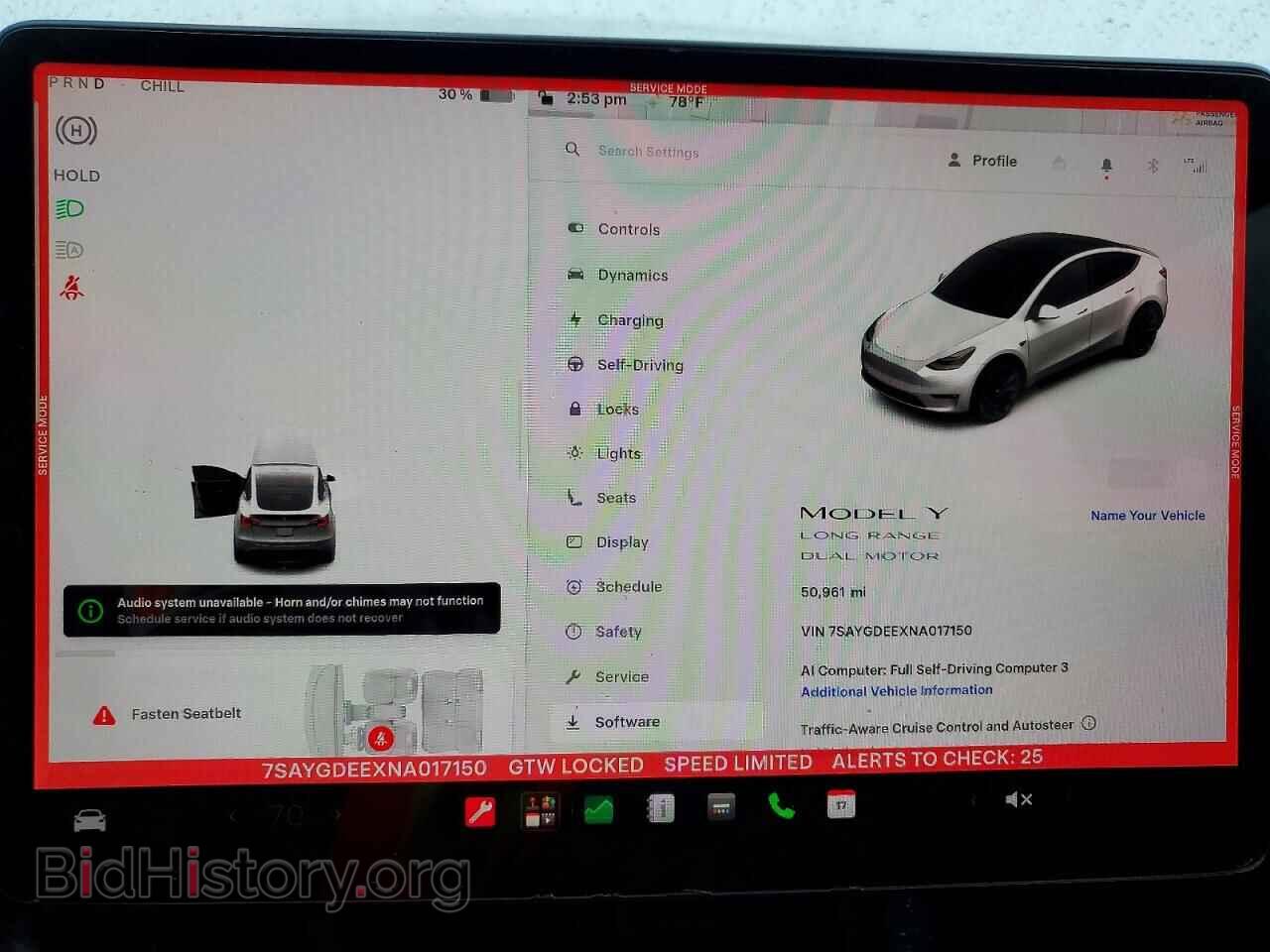 2022 TESLA MODEL Y - VIN: 7SAYGDEEXNA017150 - Photo 9