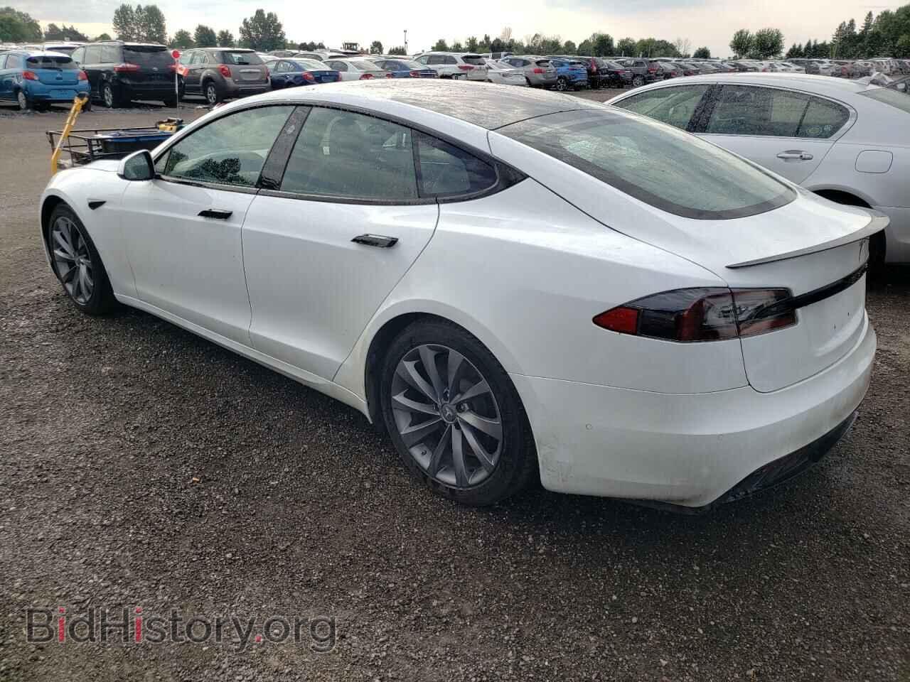 2021 TESLA MODEL S - VIN: 5YJSA1E6XMF453221 - Фото 2
