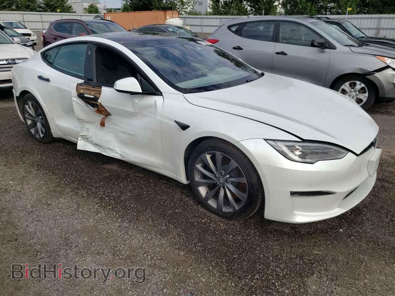 2021 TESLA MODEL S - VIN: 5YJSA1E6XMF453221 - Фото 4