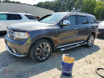 2016 Dodge DURANGO Citadel, charcoal — VIN 1C4RDJEG0GC403430, Copart