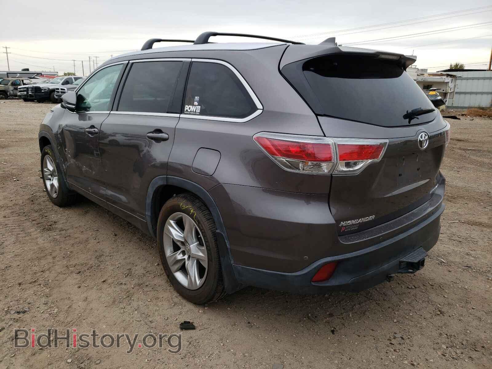 2015 TOYOTA HIGHLANDER - VIN: 5TDDKRFH5FS201508 - Фото 3