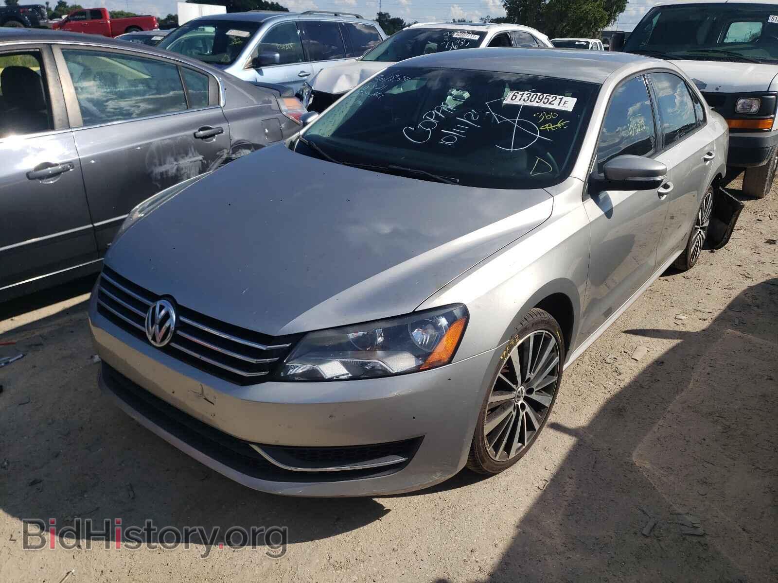 2014 VOLKSWAGEN PASSAT - VIN: 1VWAP7A37EC004499 - Photo 2