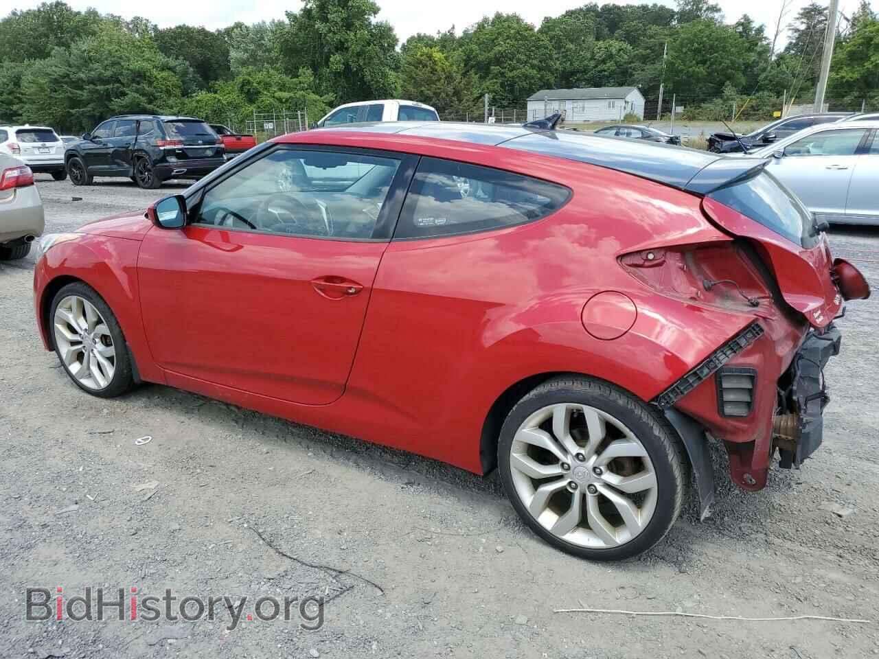 2012 HYUNDAI VELOSTER - VIN: KMHTC6AD0CU066548 - Фото 2